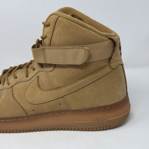 Nike Air Force 1 High 07 LV8 Wheat Flax Gum Suede 806403-200 Mens 14 main image 15